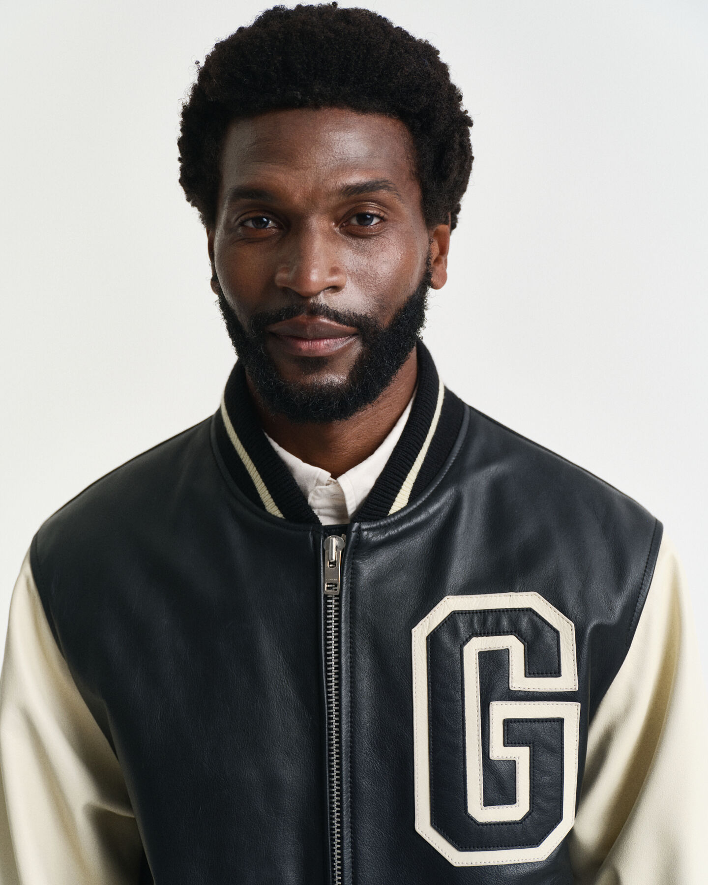 Leren GANT Varsity Jacket