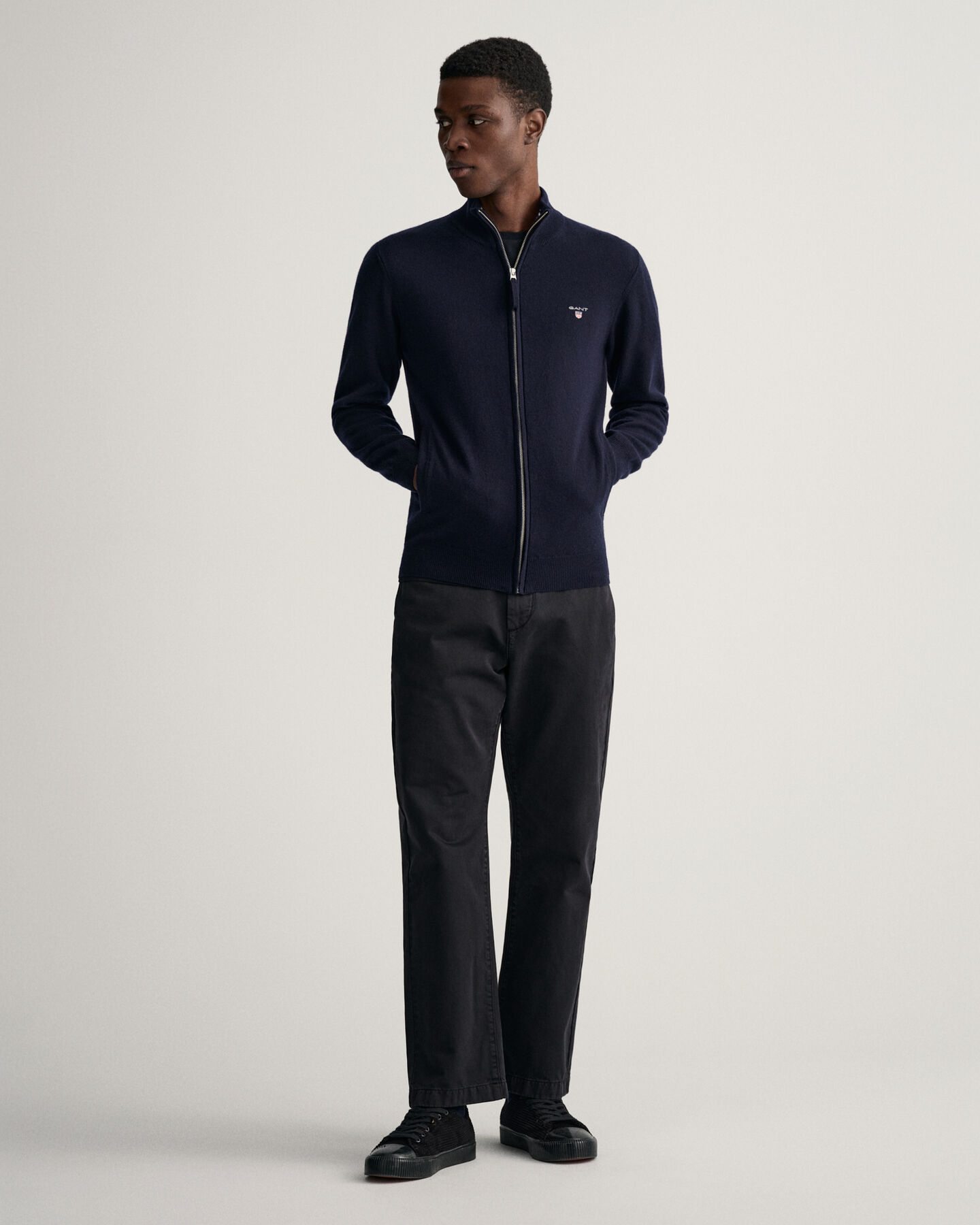 Vest met ritssluiting van buitengewoon zachte lamswol