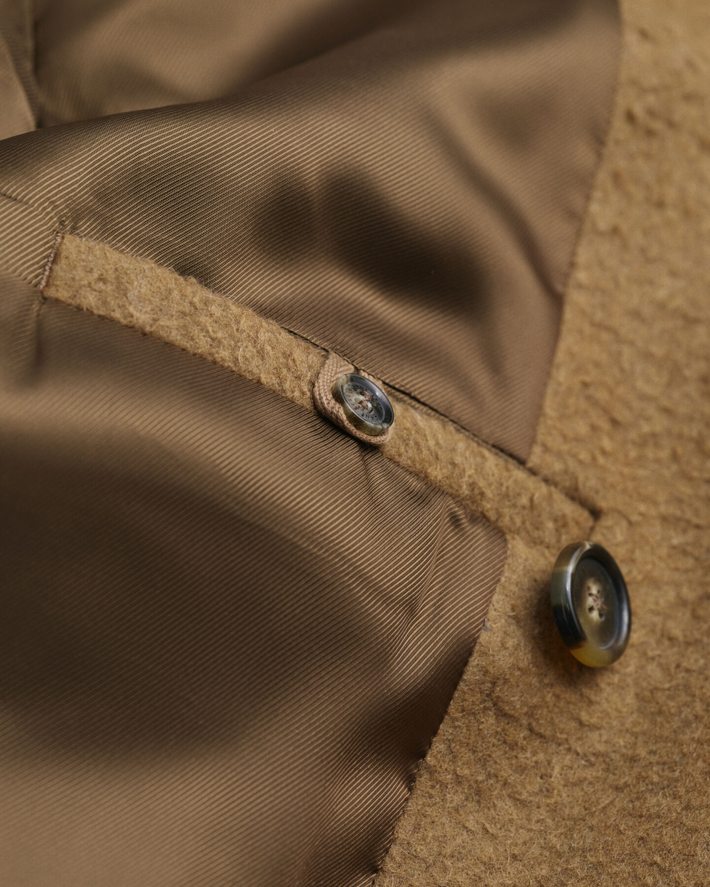 Double-breasted wollen jas