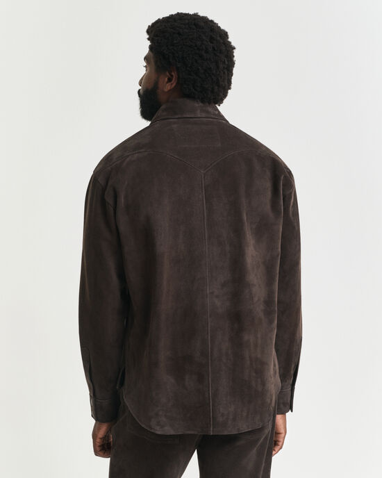 Relaxed Fit su&egrave;de Rodeo-overhemd