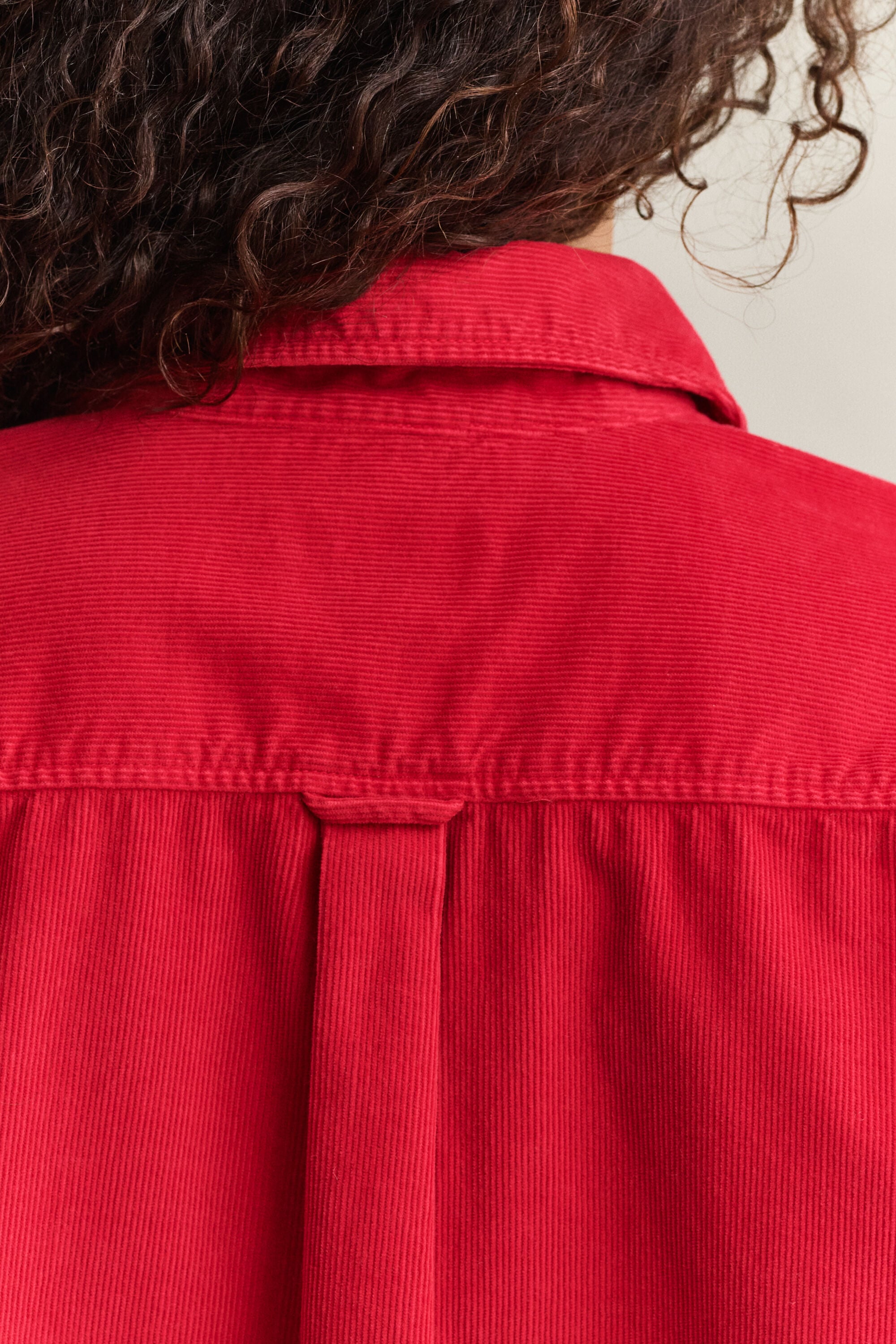 Relaxed corduroy overhemd