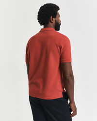 Regular Fit Shield piqué poloshirt