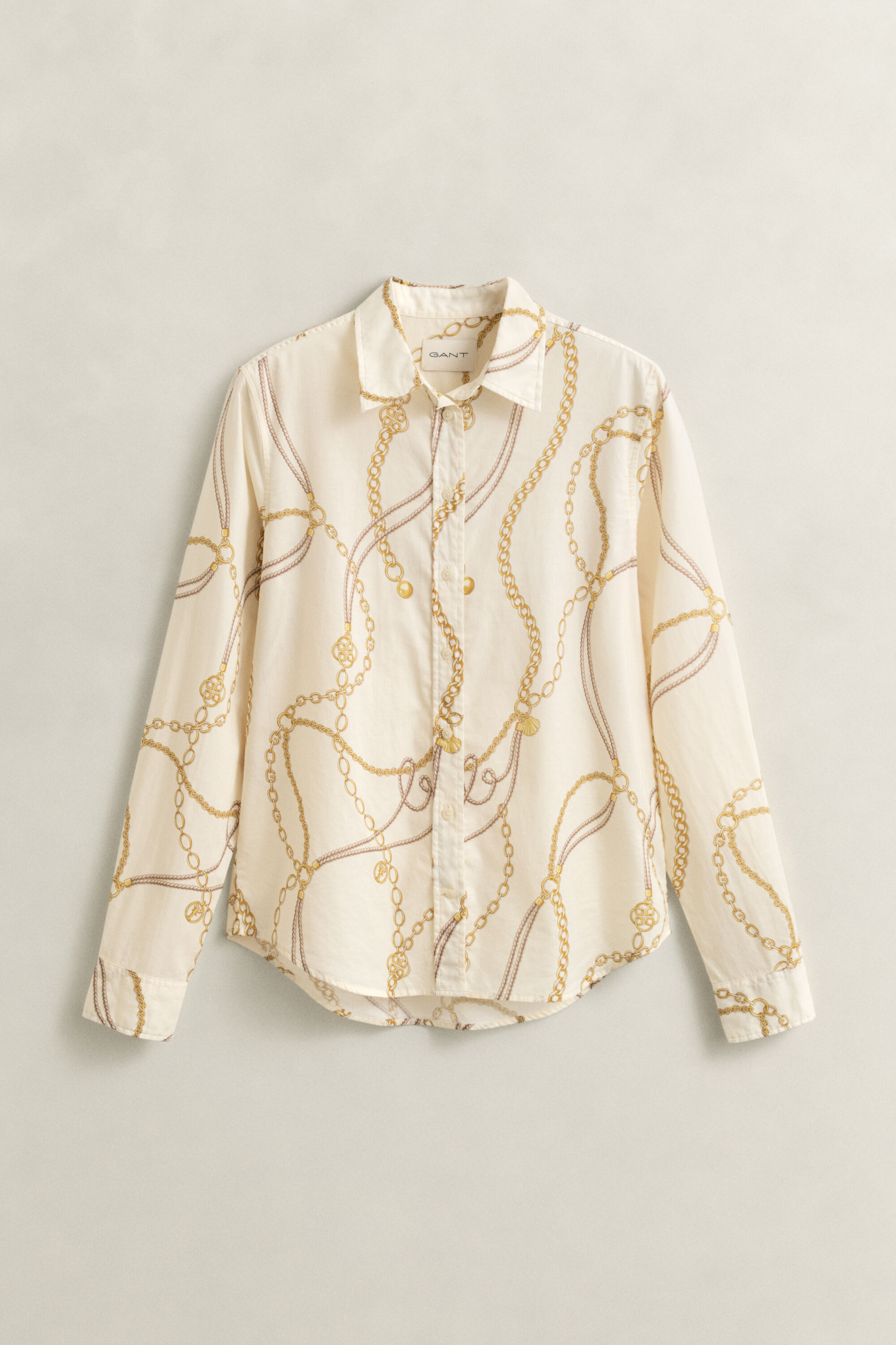 Overoverhemd van katoenen voile