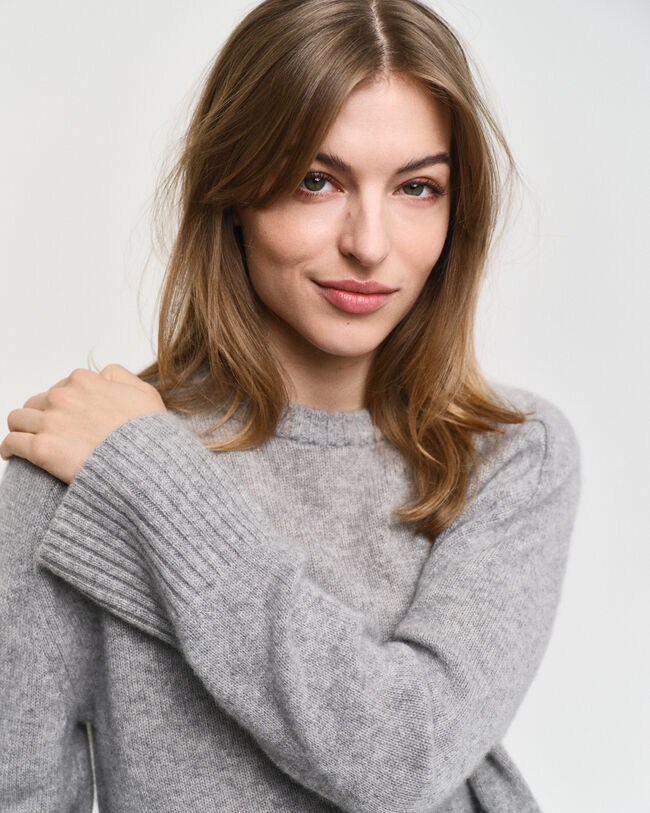 Trui met ronde hals van kasjmier