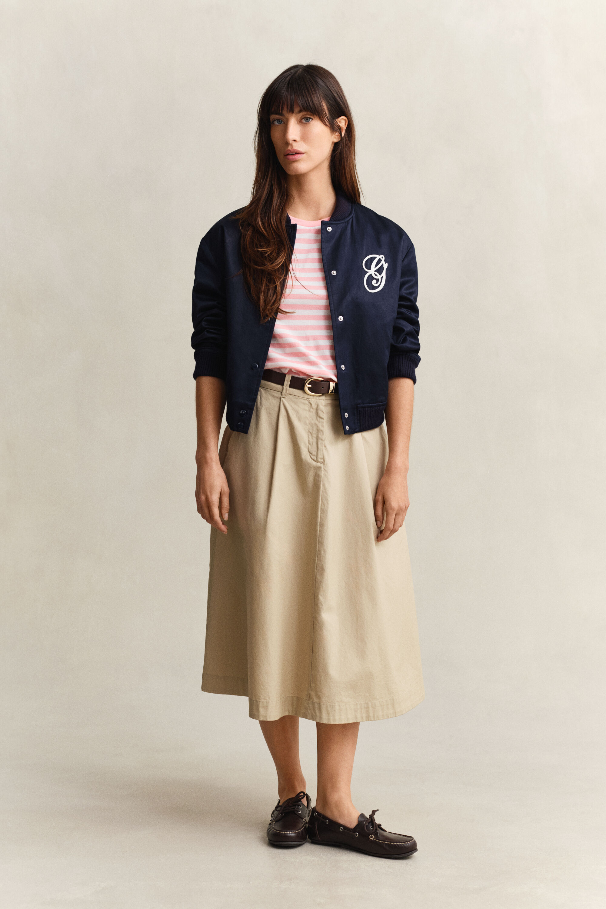 Shield T-shirt met strepen