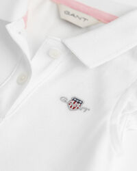 Baby Girl piqu&eacute; rompertje met ruches