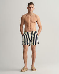 Classic Fit zwemshort met brede streep