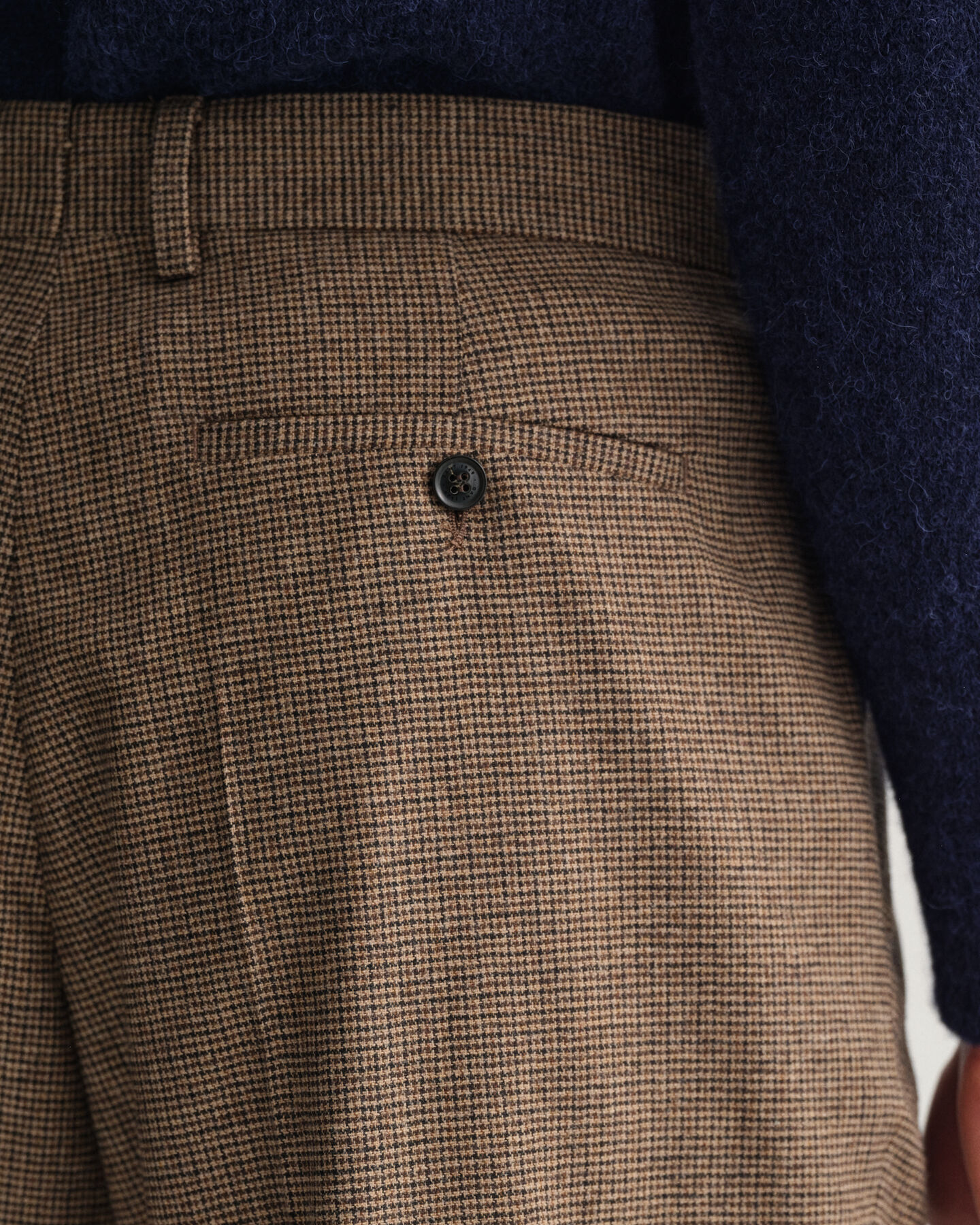 Kostuumbroek met pied-de-poule