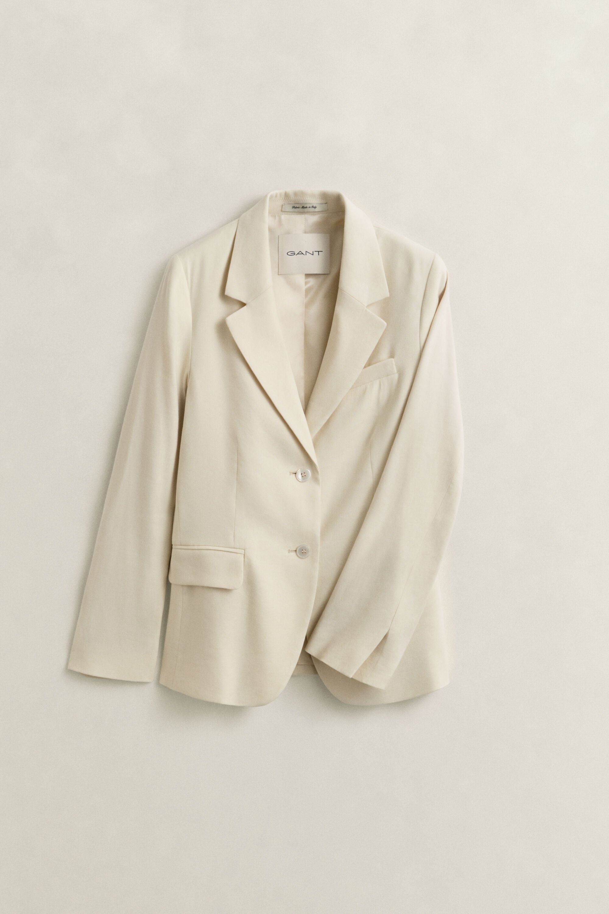 Blazer van stretchlinnen