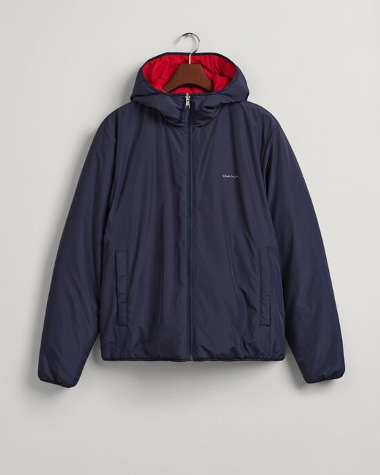 Omkeerbaar jack met capuchon