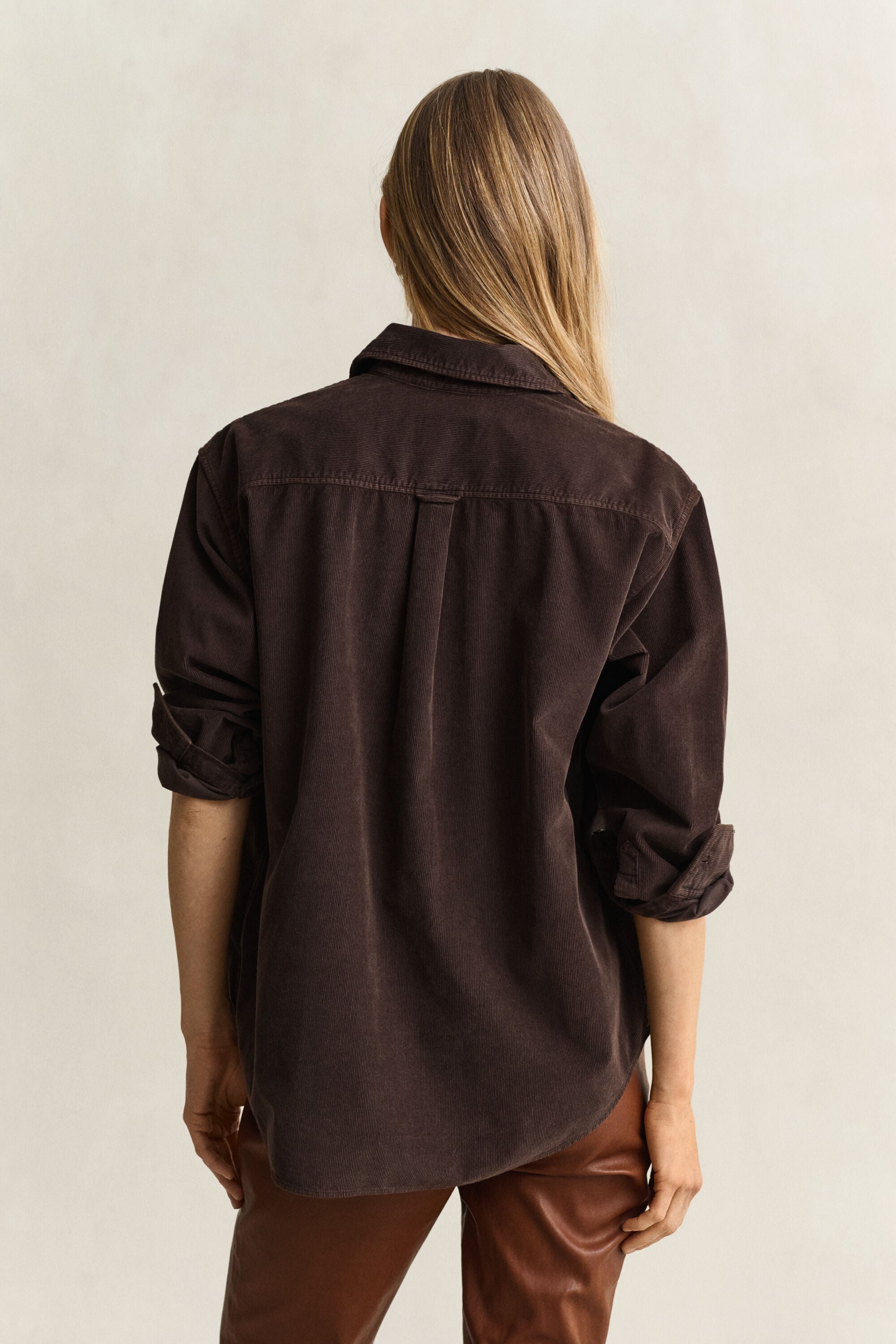 Relaxed corduroy overhemd
