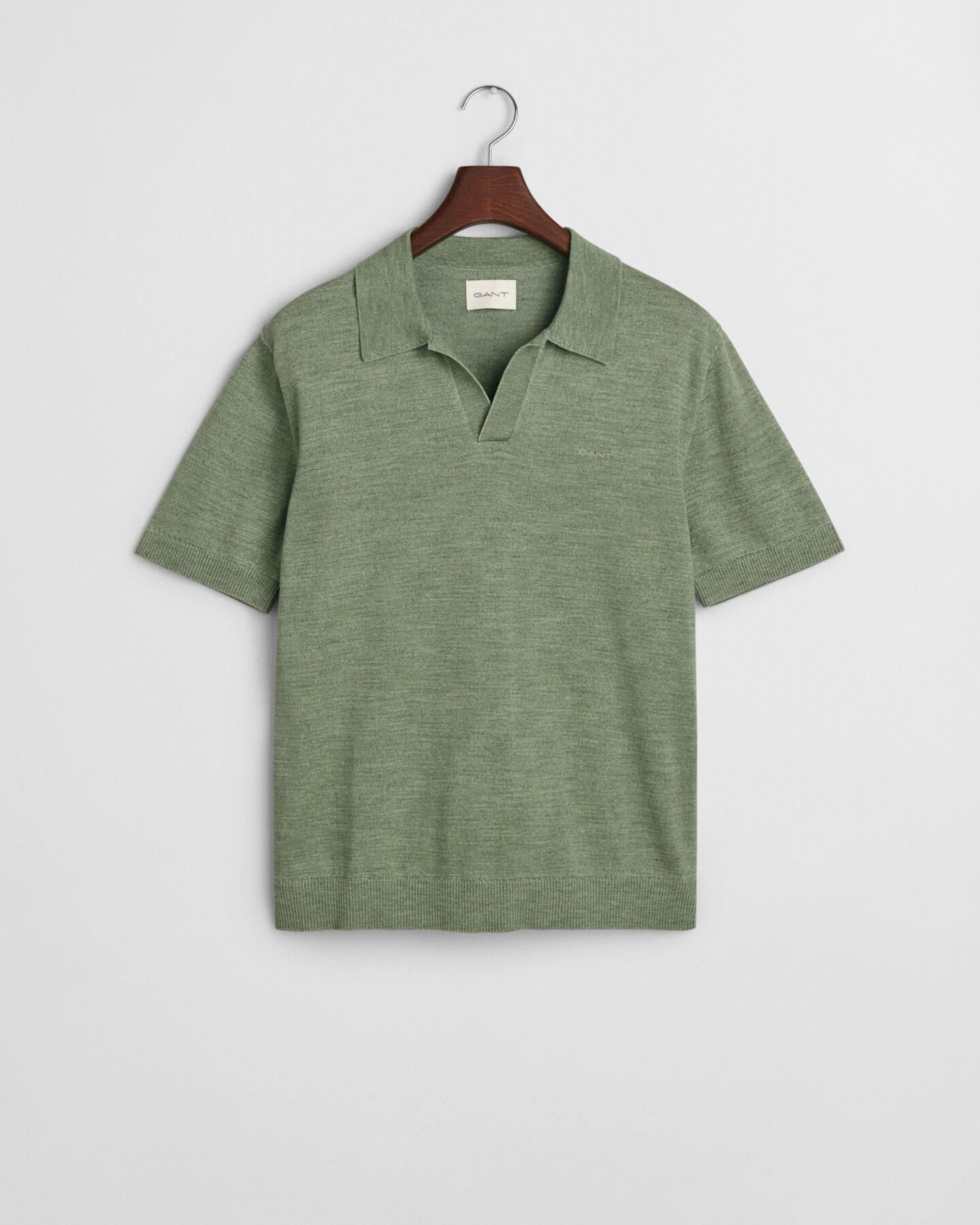 Sunfaded polotrui met korte mouwen