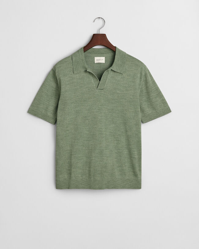 Sunfaded polotrui met korte mouwen