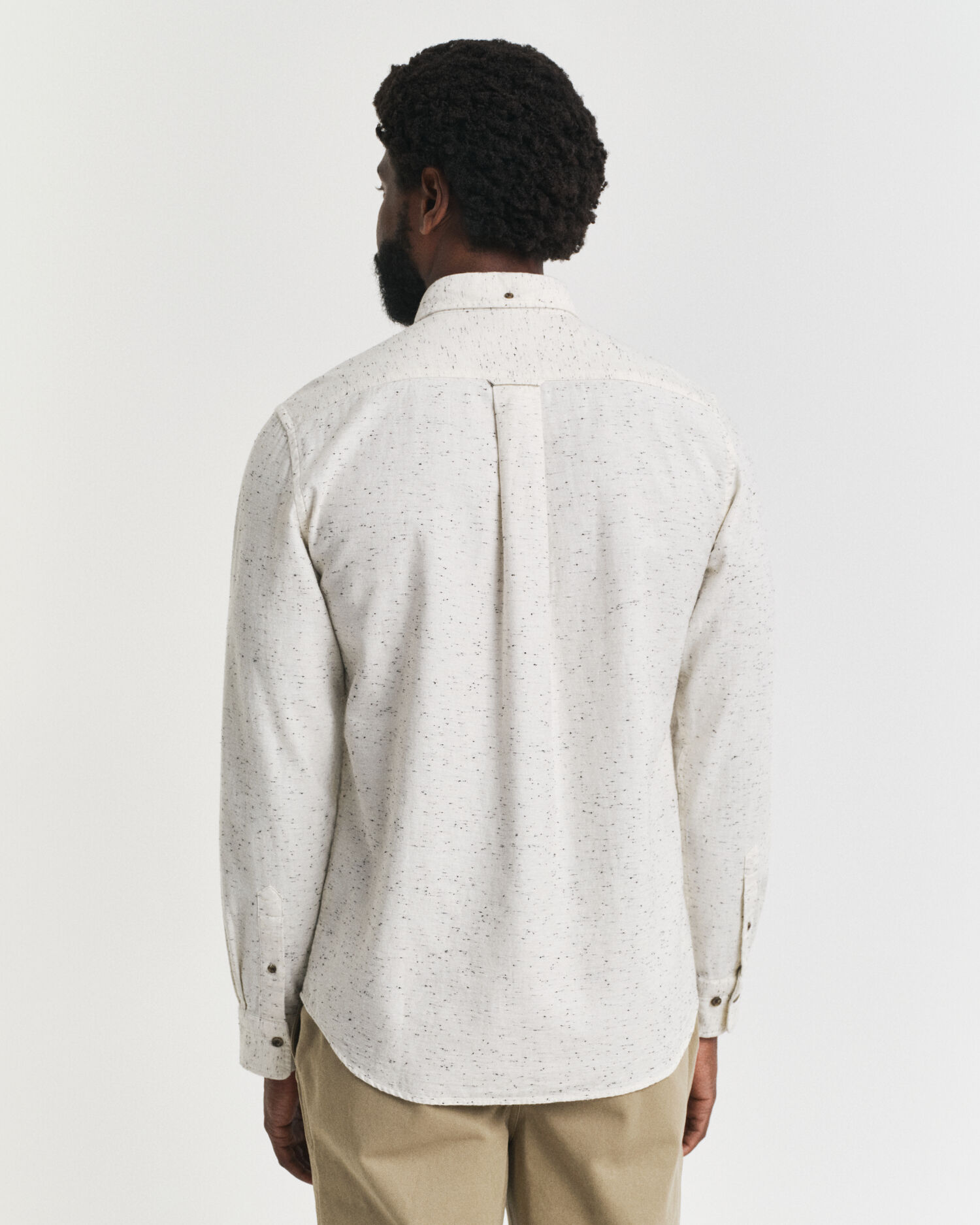 Regular Fit flanellen overhemd met kleuraccent