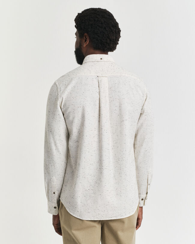 Regular Fit flanellen overhemd met kleuraccent