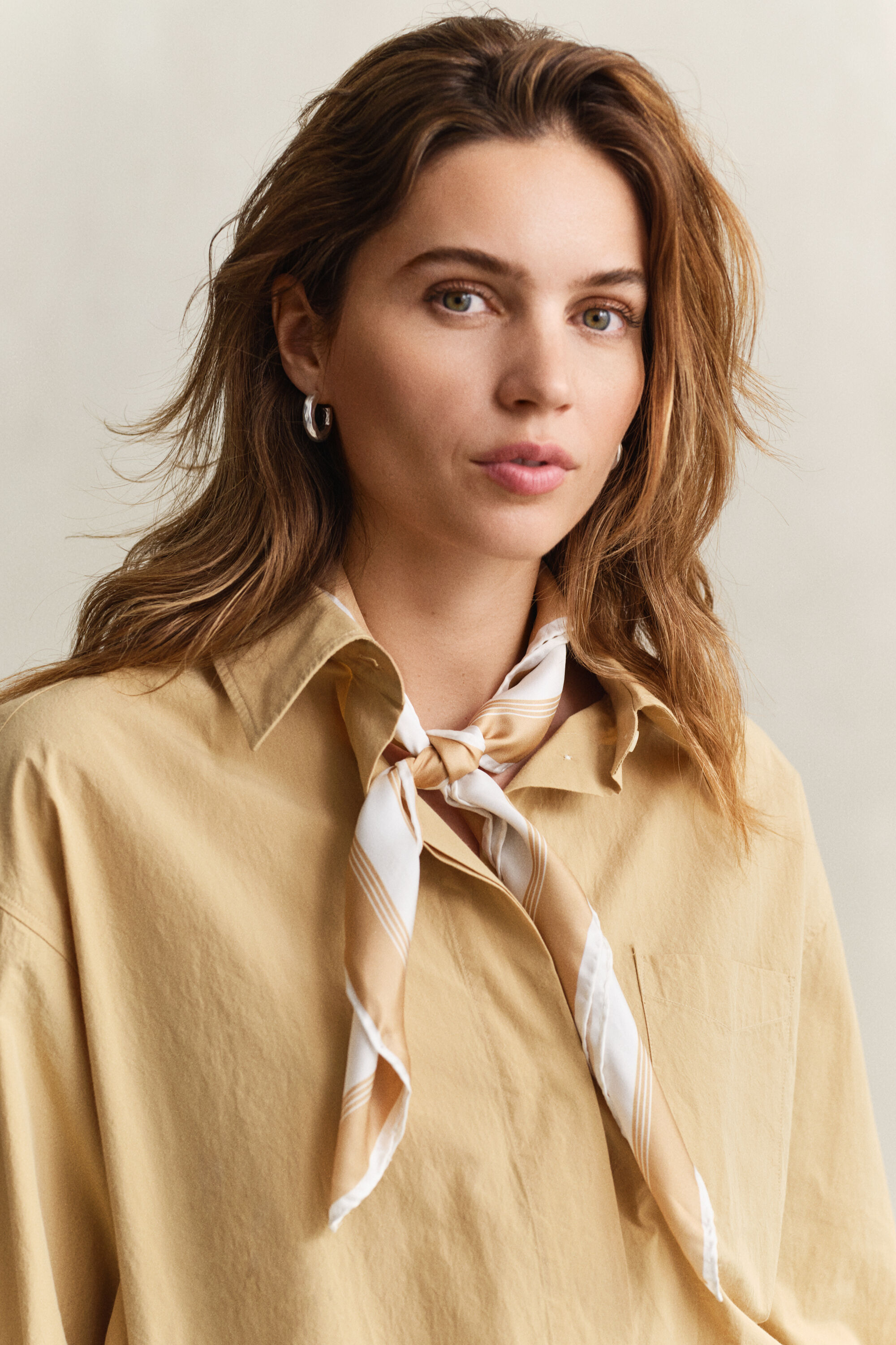 Zijden monogramsjaal