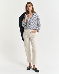 Straight Leg ecru jeans