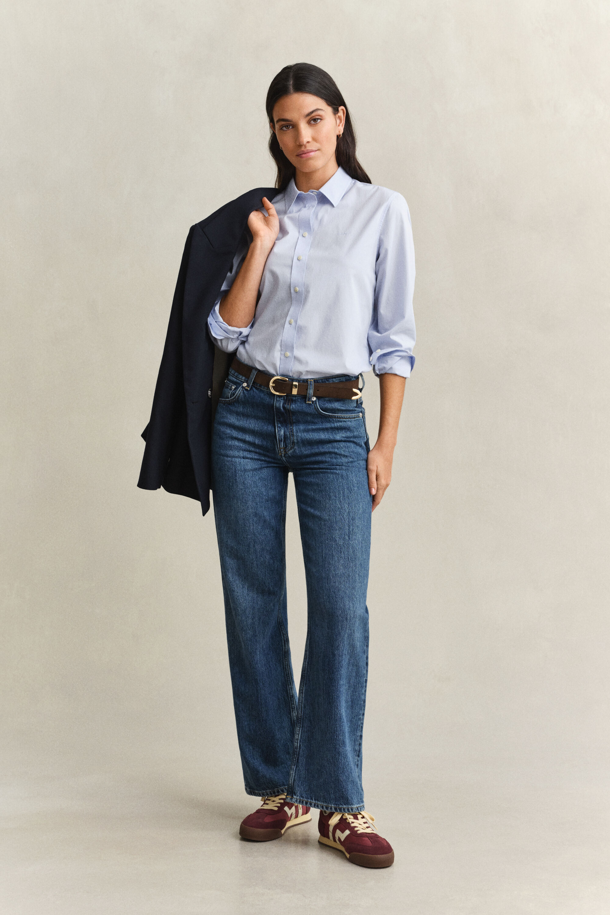 Regular Fit Classic overhemd van poplin