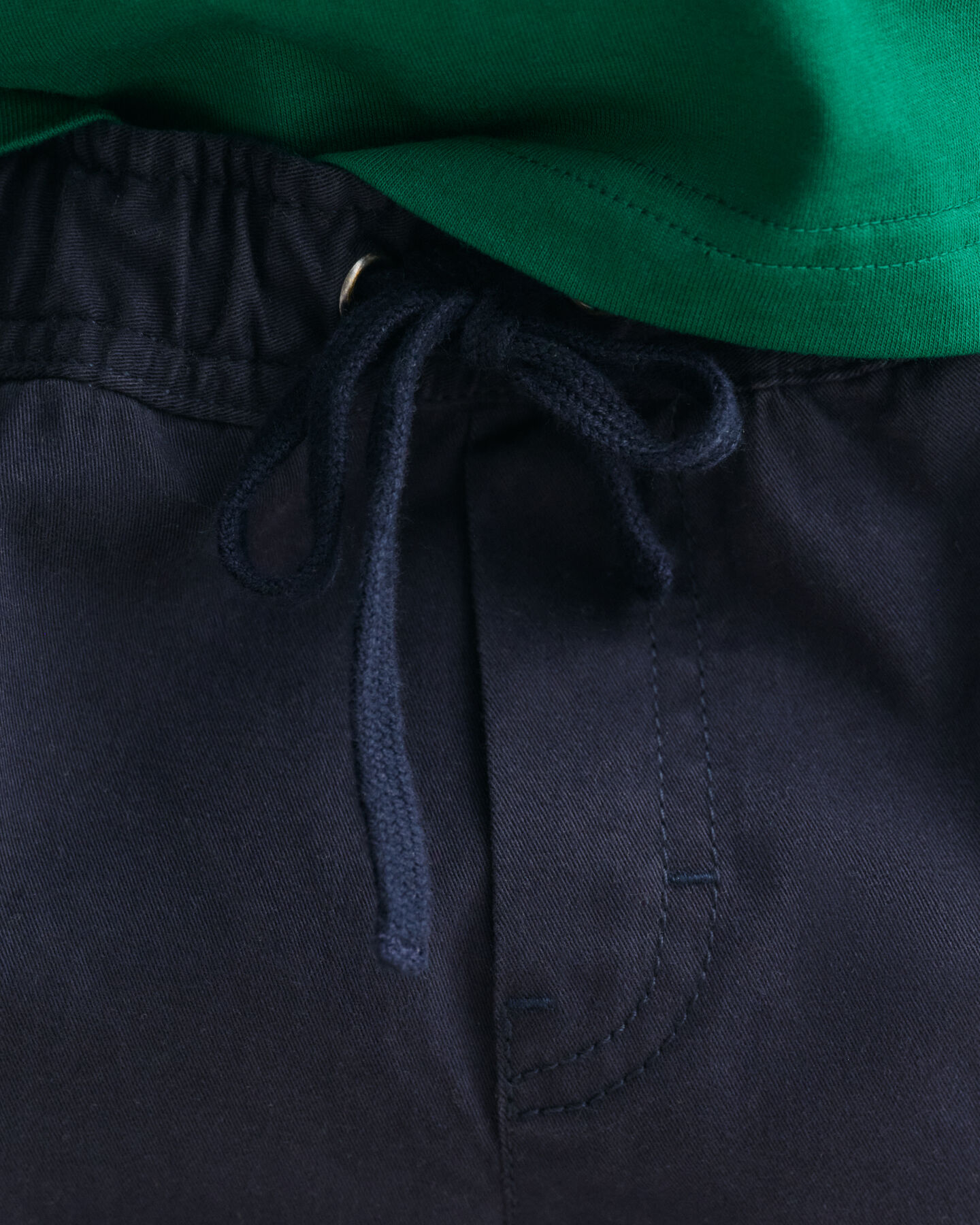 Kids geweven broek met elastische taille