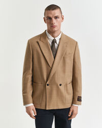 Flanellen Camel Club blazer