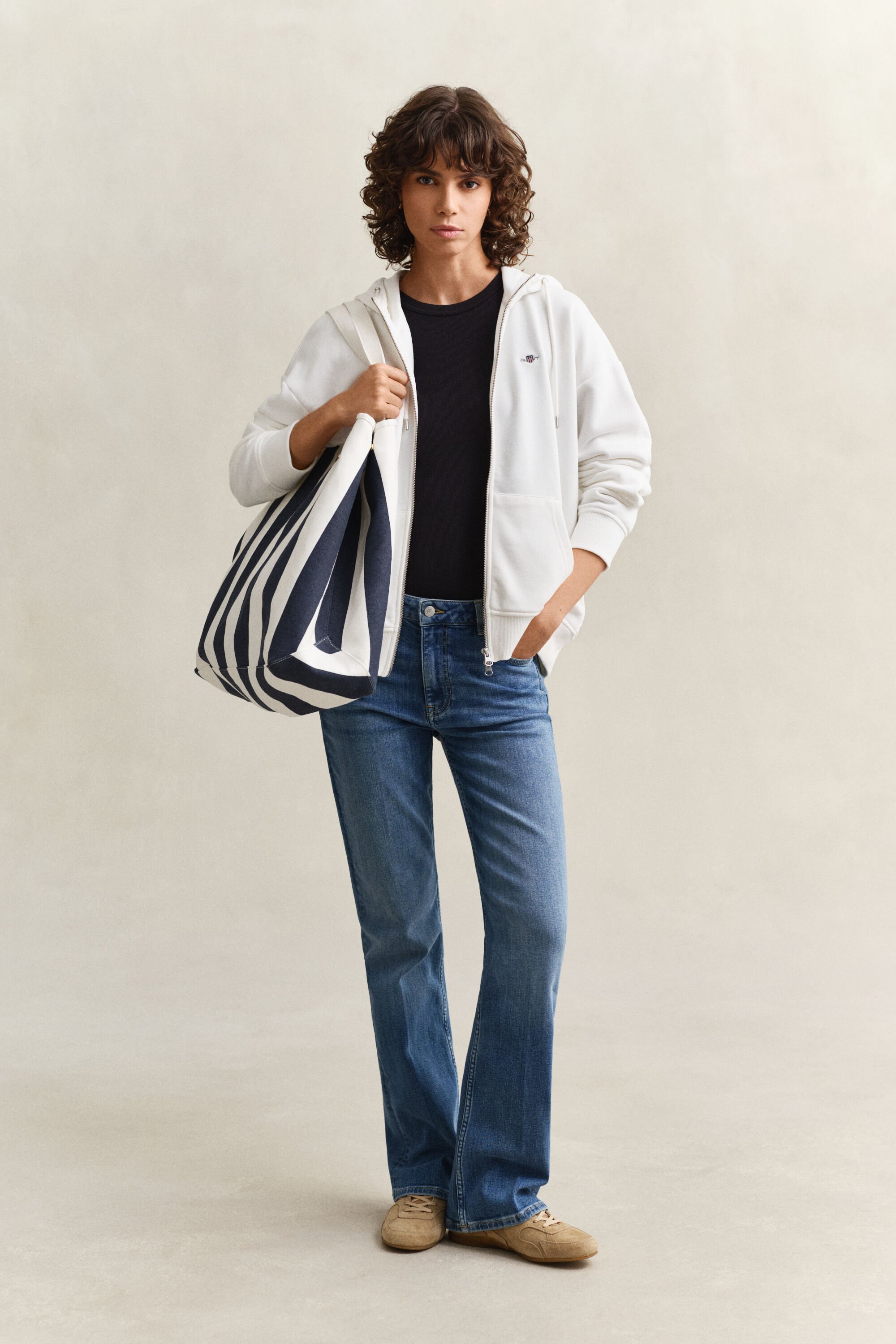 Shield hoodie met ritssluiting