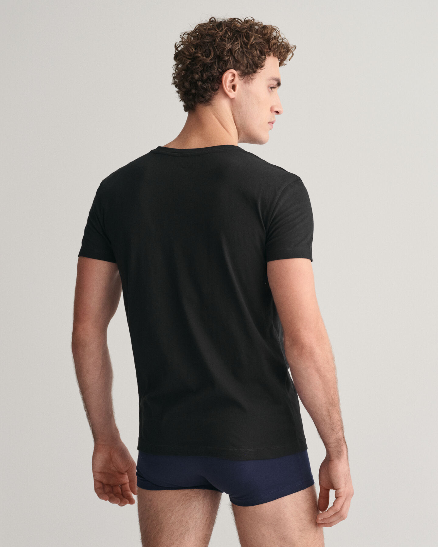 Set van twee T-shirts met V-hals