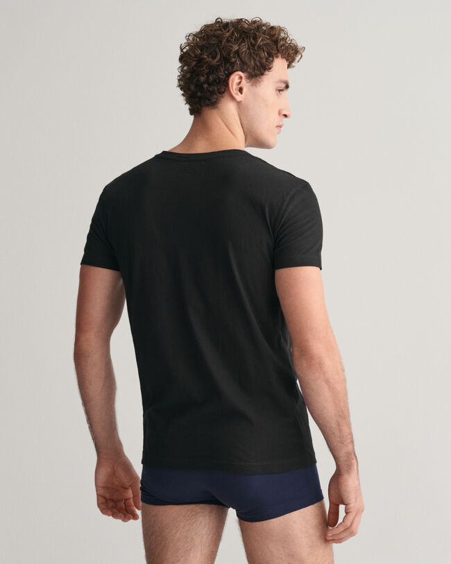 Set van twee T-shirts met V-hals