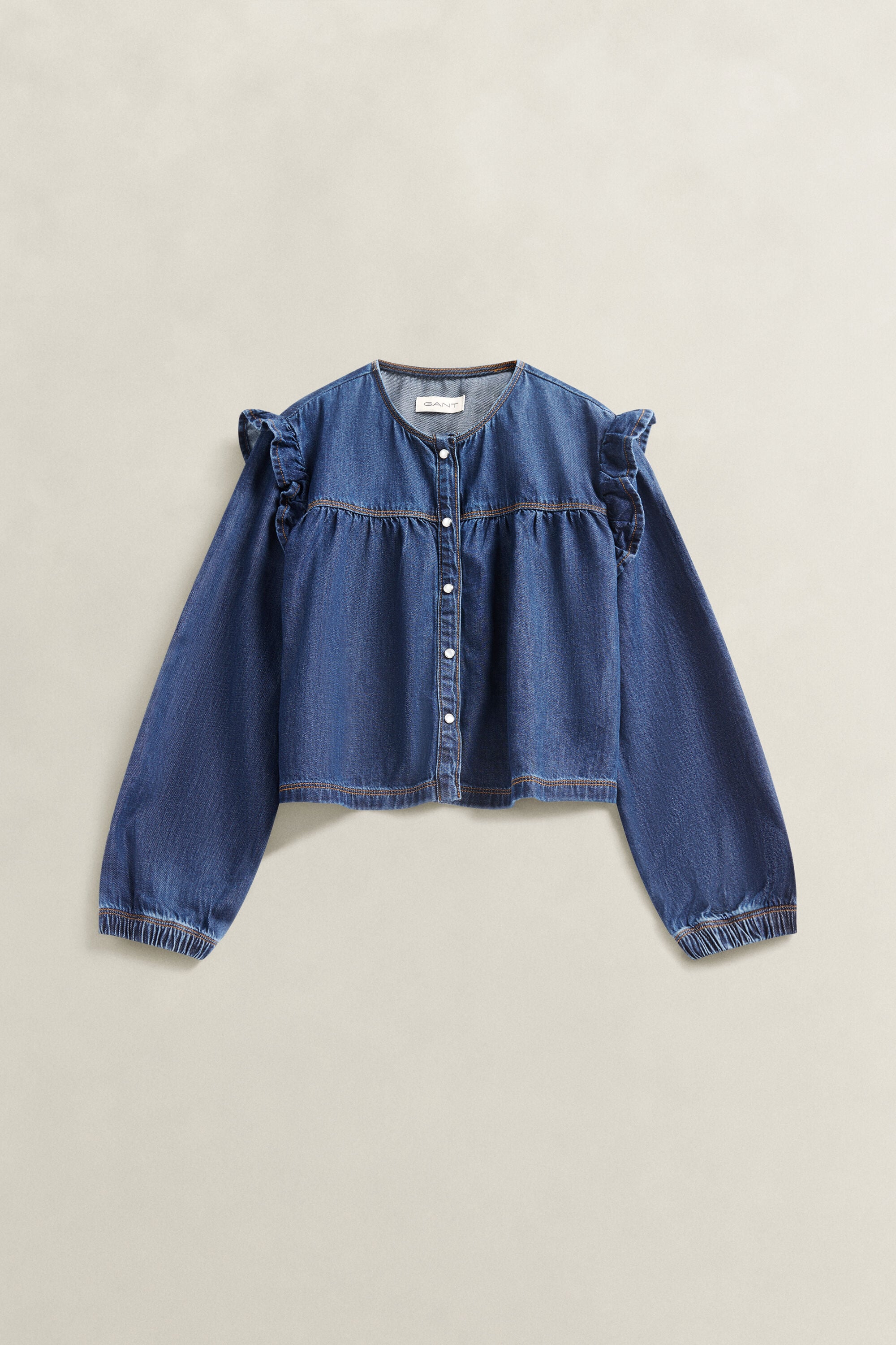 Denim hemd voor tienermeisjes