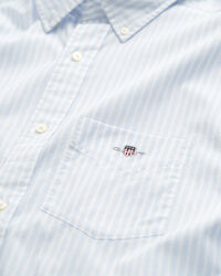 Regular Fit Classic overhemd met strepen van poplin