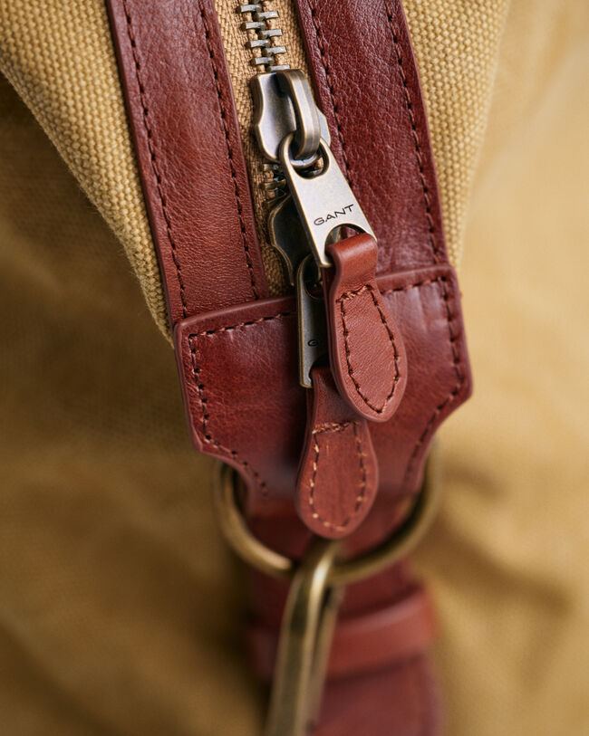 Duffeltas van gewassen canvas