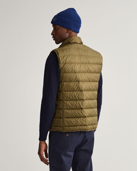 Lichte donsbodywarmer