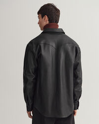 Relaxed Fit Rodeo overhemd van leer