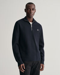 Milano Knit katoenen trui met korte rits