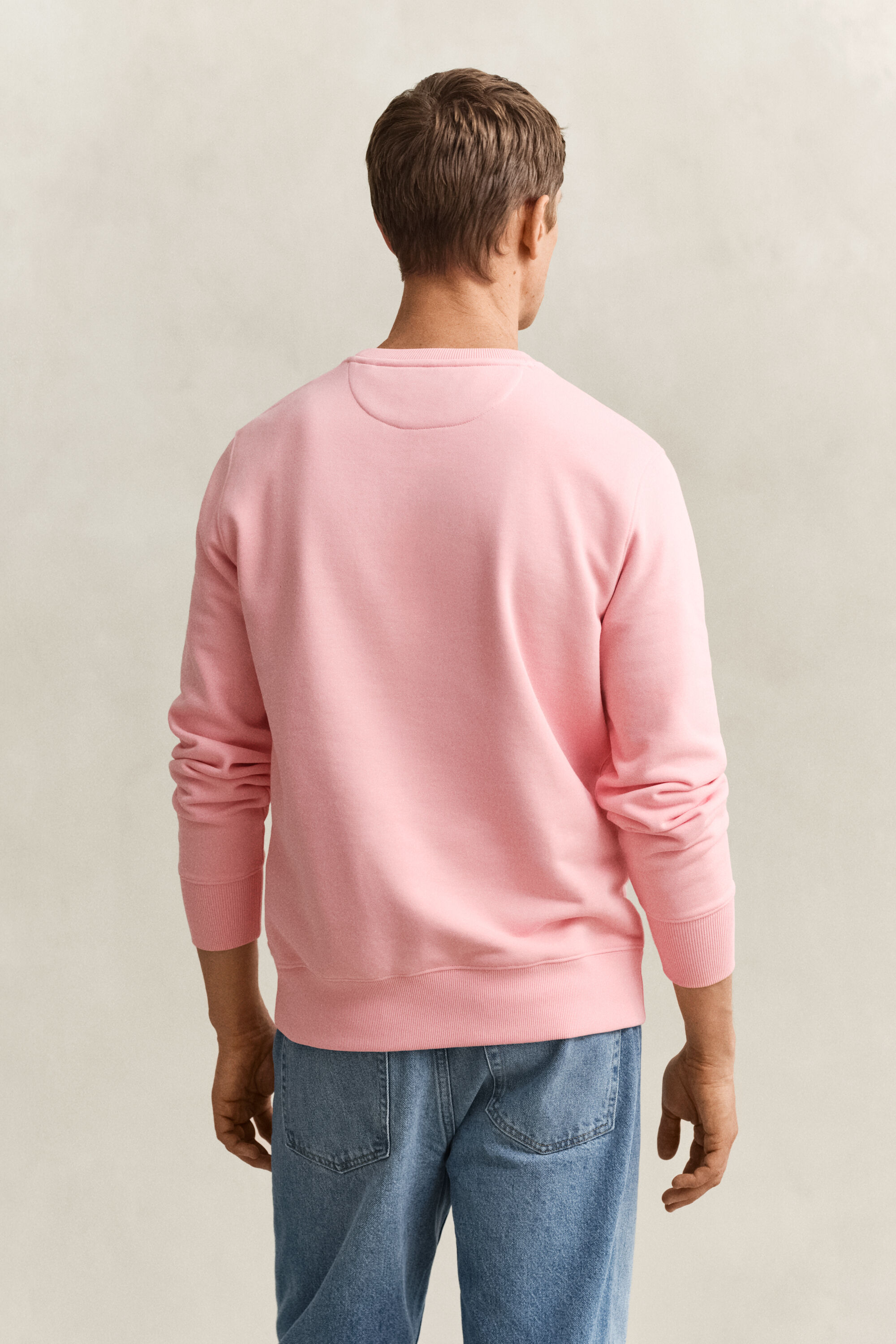 Shield sweatshirt met ronde hals