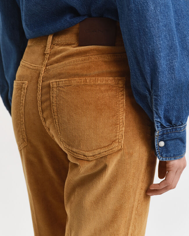 Flared corduroy jeans