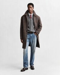 Casual vest van katoen met ritssluiting