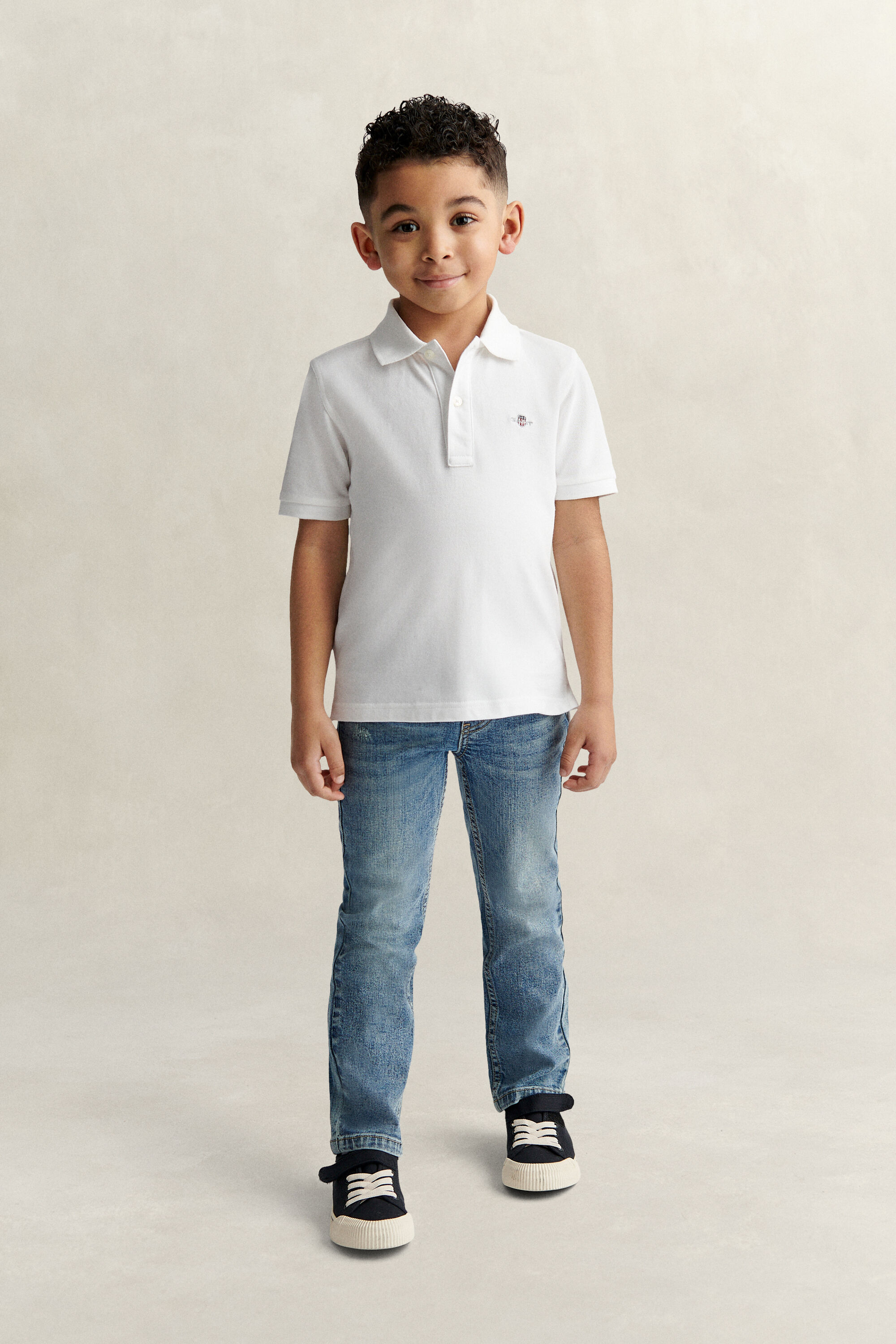 Kids Shield piqué poloshirt