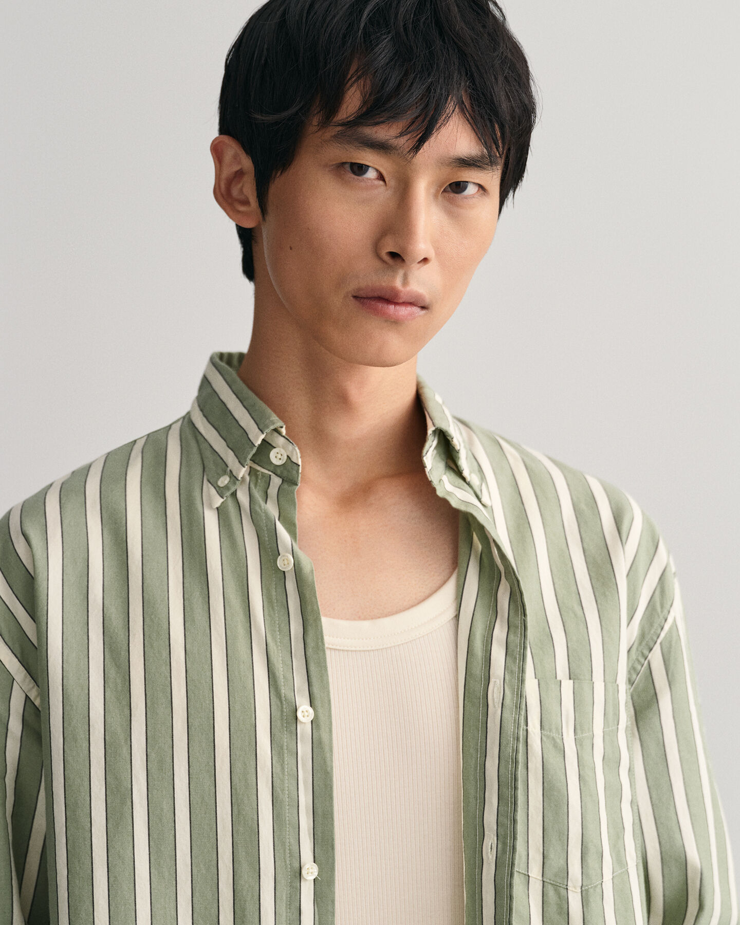 Relaxed Fit gestreept Dreamy Oxford-overhemd