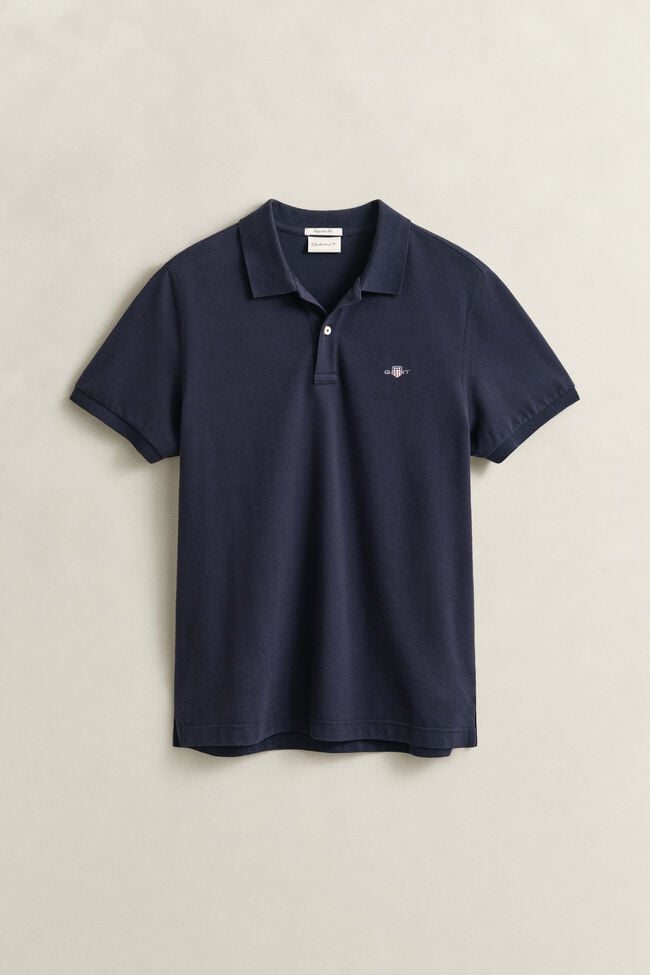 Regular Fit Shield piqu&eacute; poloshirt