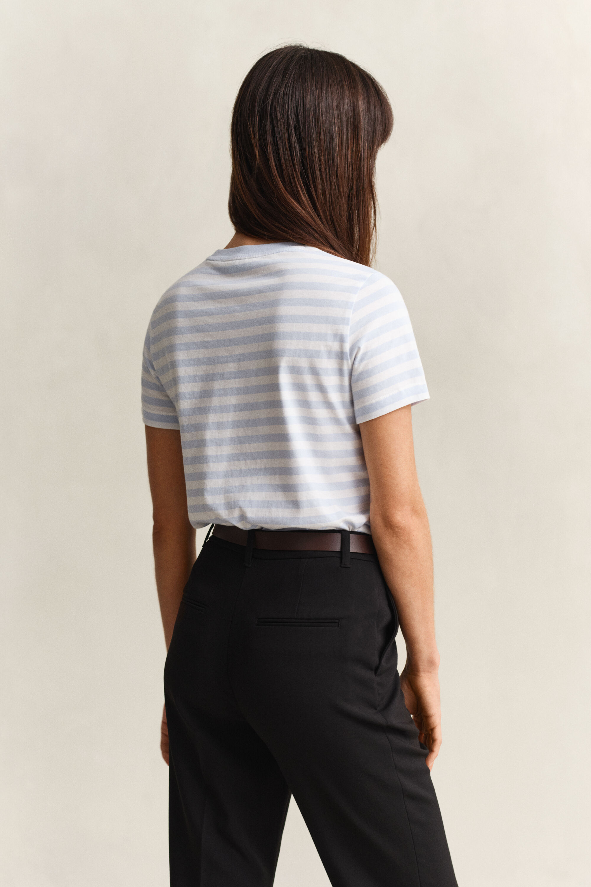 Shield T-shirt met strepen