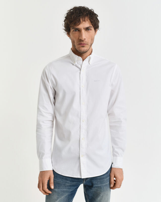 Regular Fit Pinpoint Oxford-overhemd