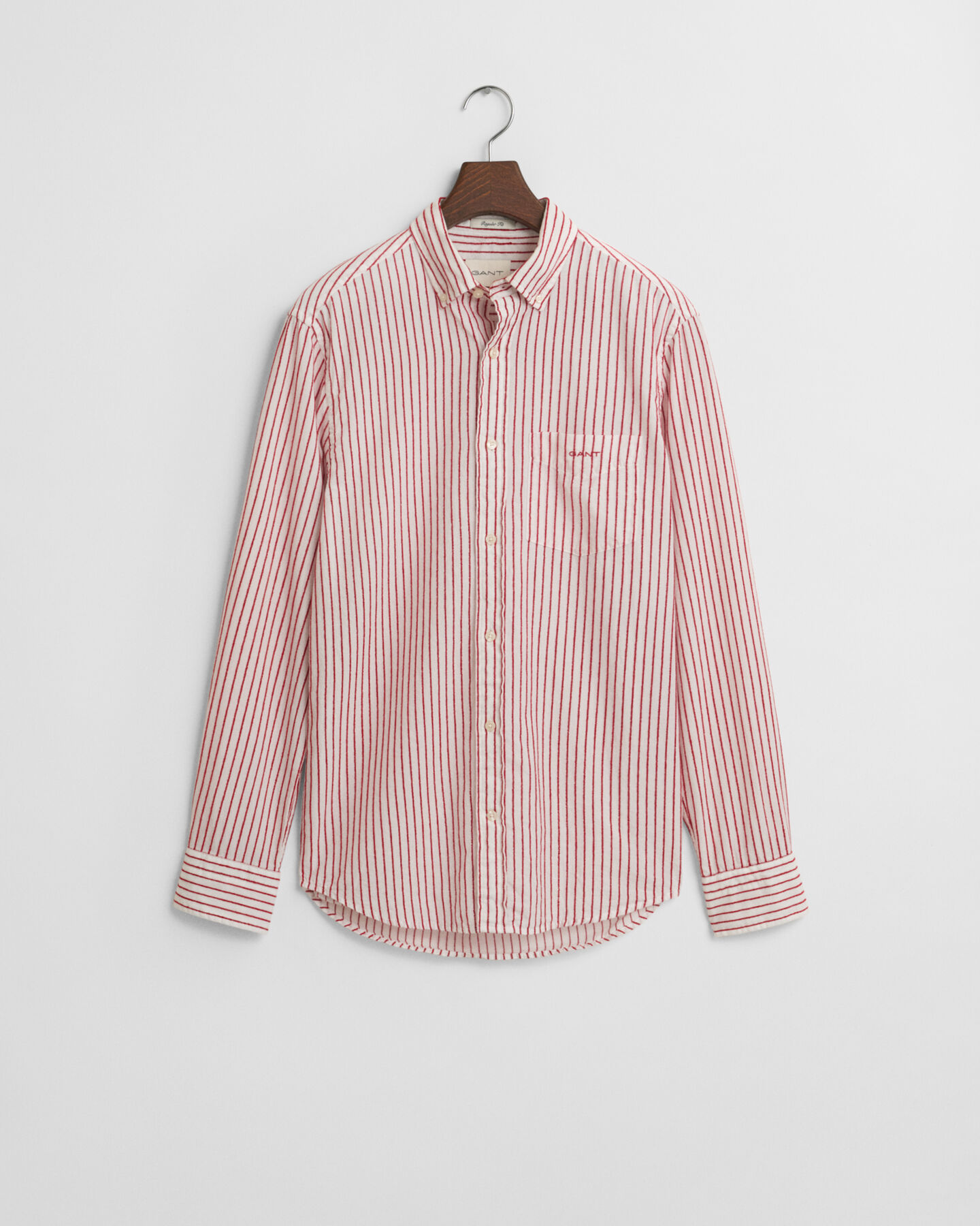 Regular Fit overhemd met strepen en textuur