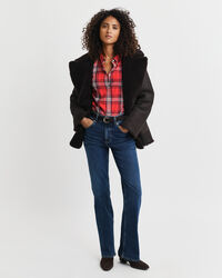 Relaxed Fit flanellen overhemd met ruiten