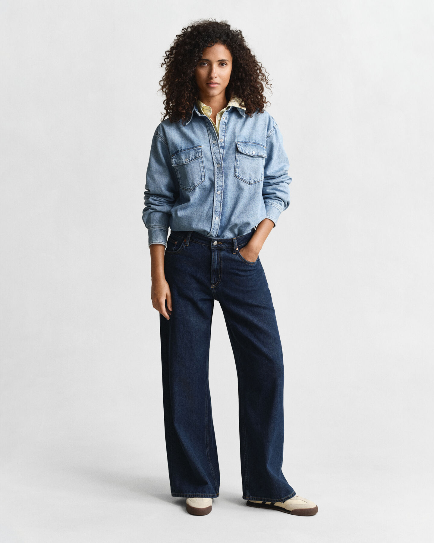 Relaxed Fit denim overhemd