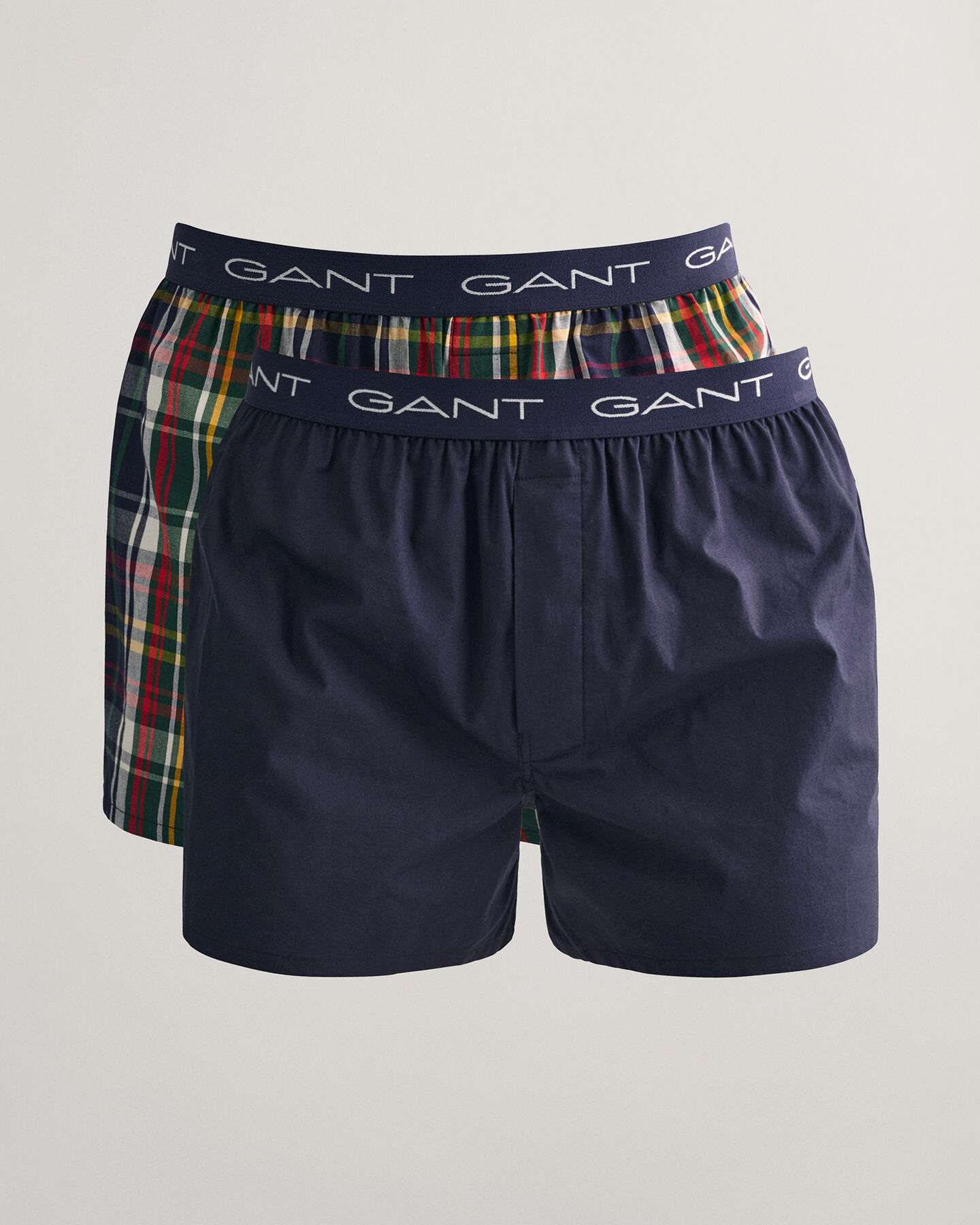 Set van twee boxershorts met logoband in cadeauverpakking