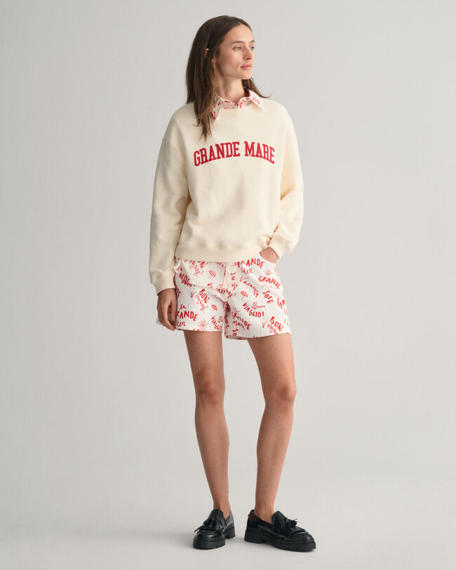 Grande Mare sweatshirt met ronde hals