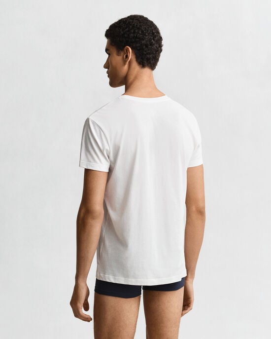 Set van twee T-shirts met ronde hals