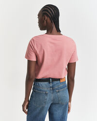 Shield T-shirt met V-hals