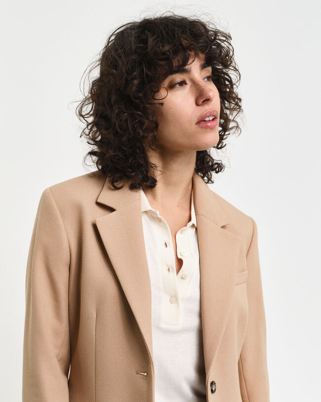 Blazer van keperstof