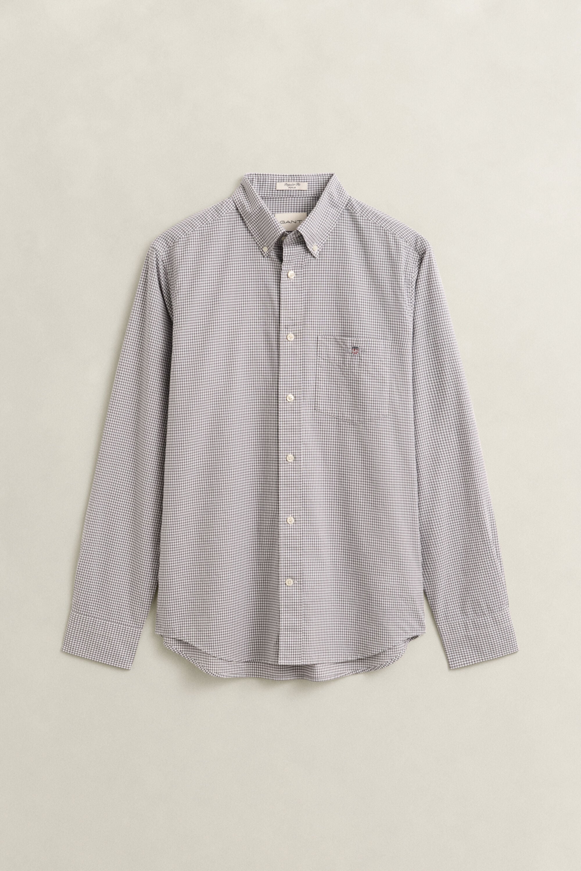 Klassiek poplin overhemd met Gingham-ruitje